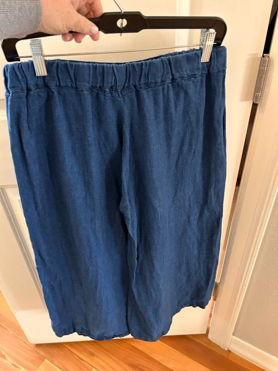 CP Shades Wendy Pants. Super wide leg. 100% Linen. Elastic waist. Quiet luxury - Picture 5 of 12